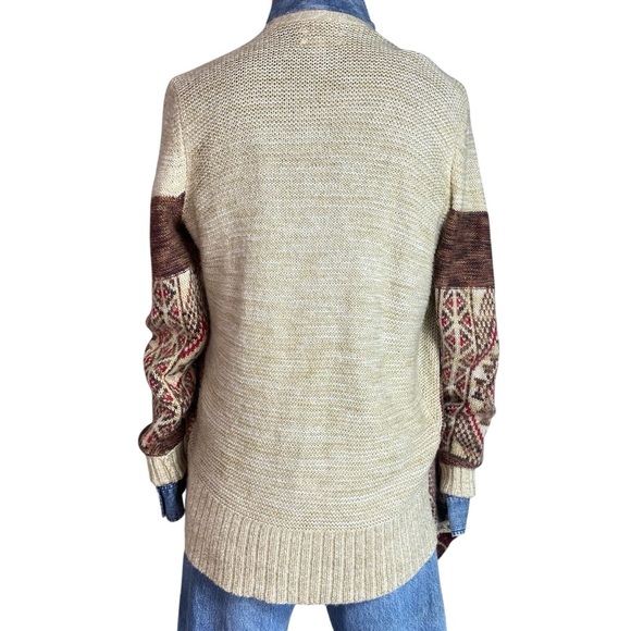 Lucky Brand Cardigan Boho Aztec - Picture 4 of 6